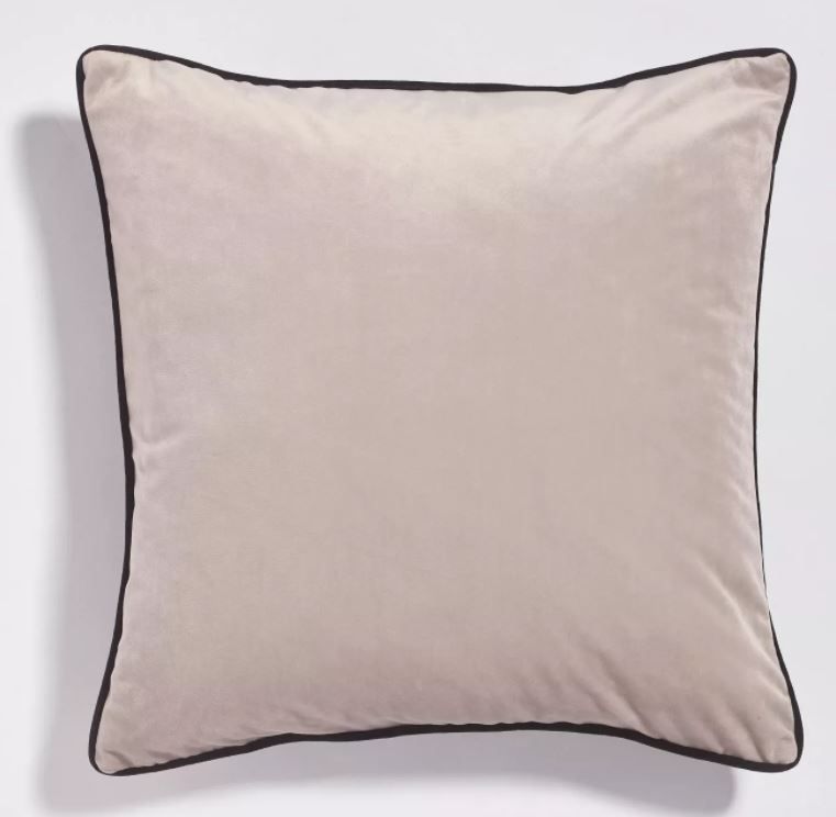 Velvet Reversible Throw Pillow Sure Fit with insert thumbnail 2