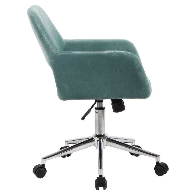 Elliana Velvet Task Chair thumbnail 2
