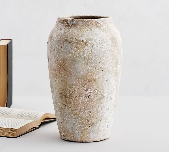 Artisan Hand Painted Earthenware Vases thumbnail 2