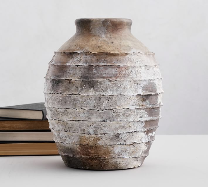 Artisan Hand Painted Earthenware Vases thumbnail 2