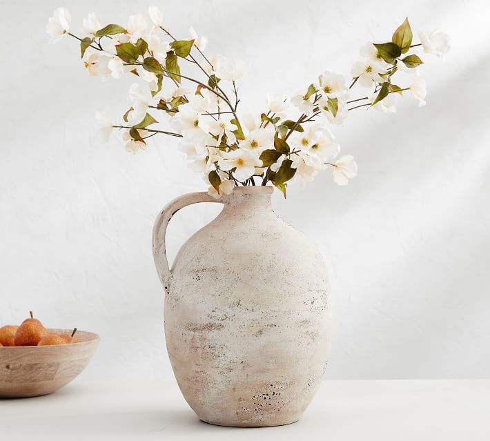 Artisan Hand Painted Earthenware Vases thumbnail 2
