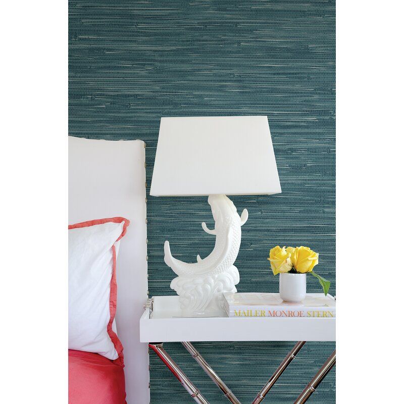 Douglaston Faux Grasscloth Wallpaper thumbnail 2