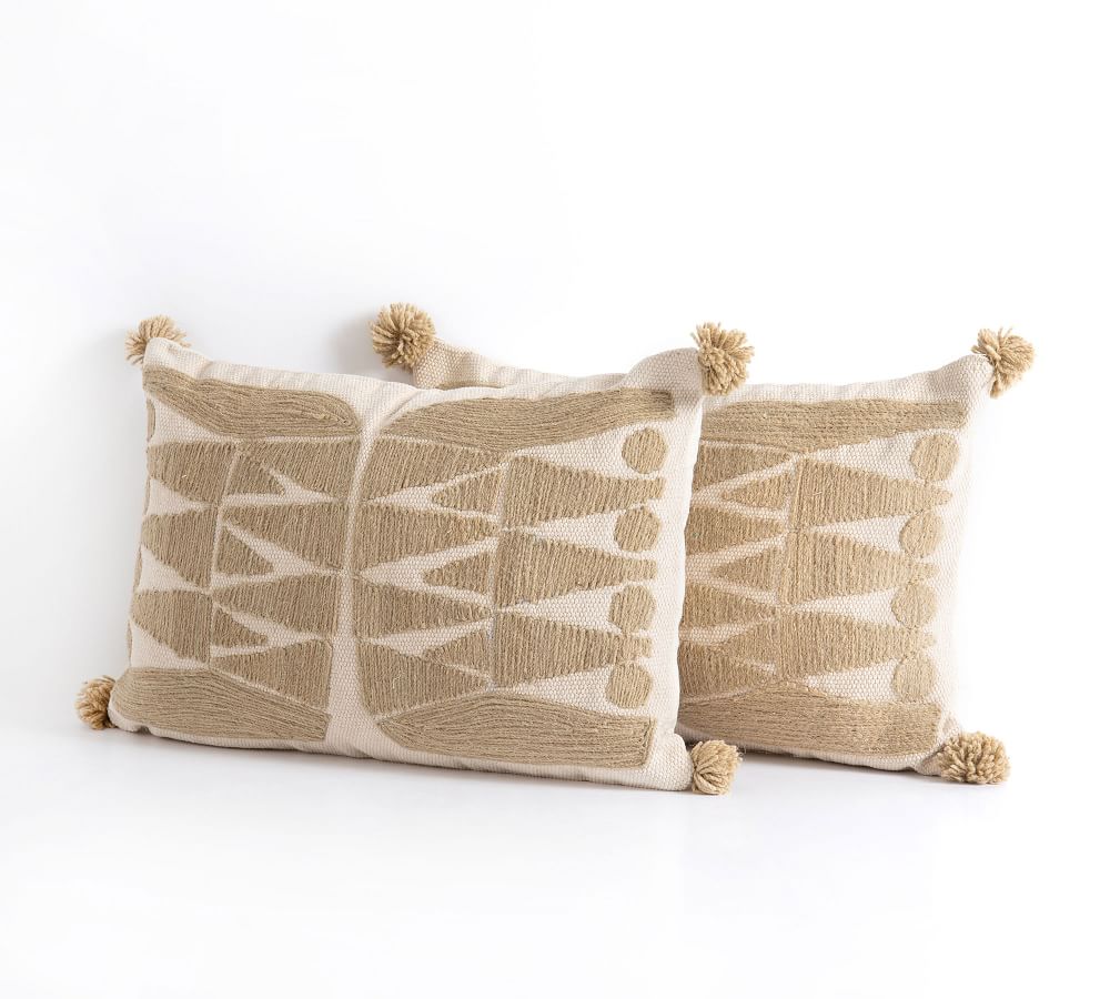 Aleta Embroidered Pillow thumbnail 2