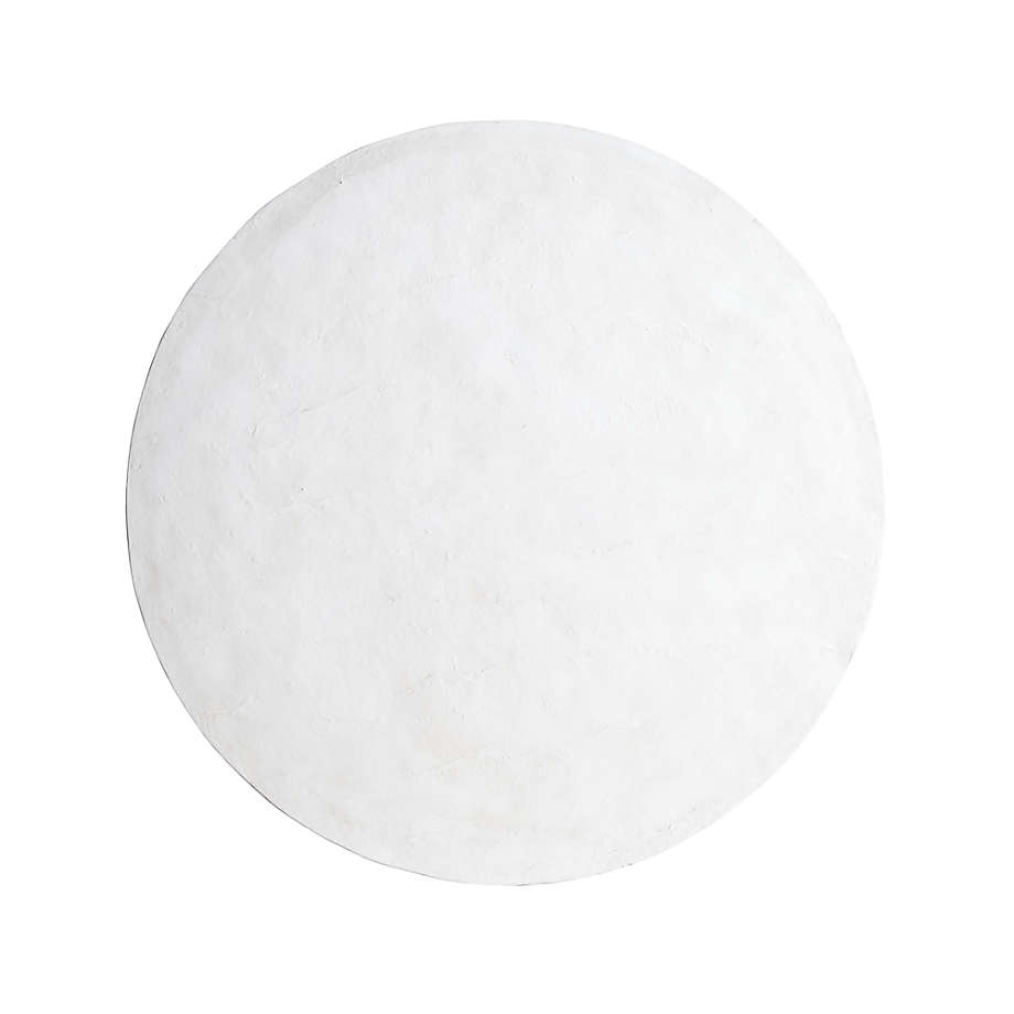 Willy White Plaster Pedestal Bistro Table thumbnail 4