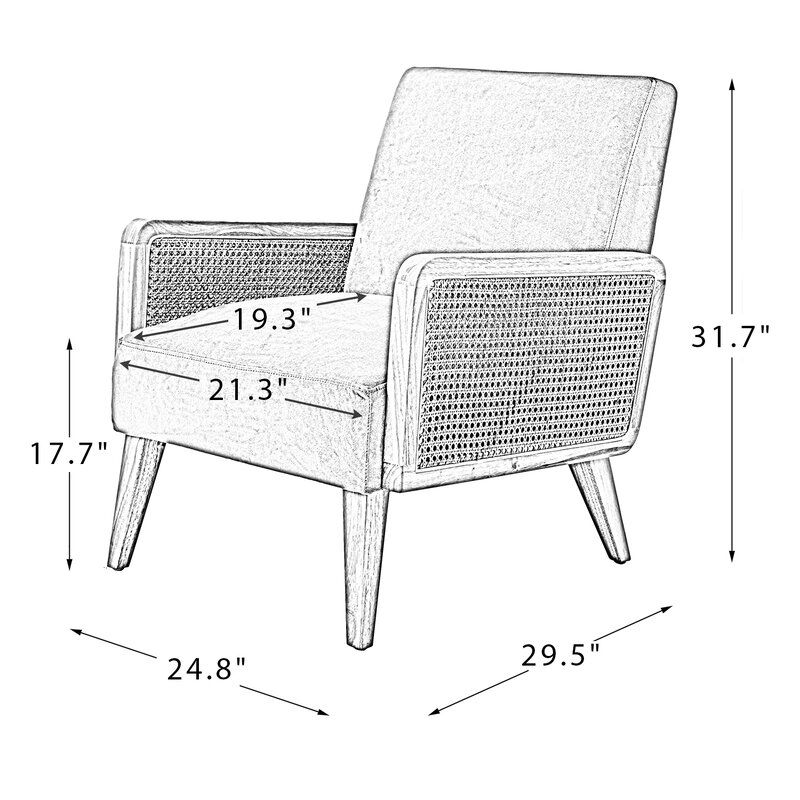 Esme 24.8 Wide Armchair thumbnail 7
