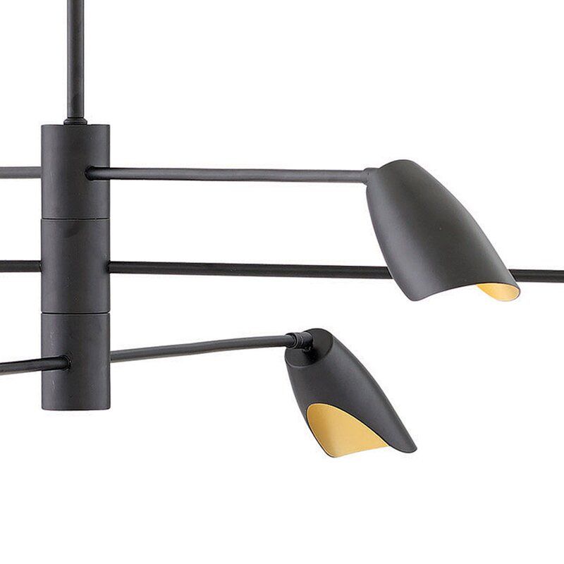 Bowery Light Sputnik Modern Linear Chandelier thumbnail 3