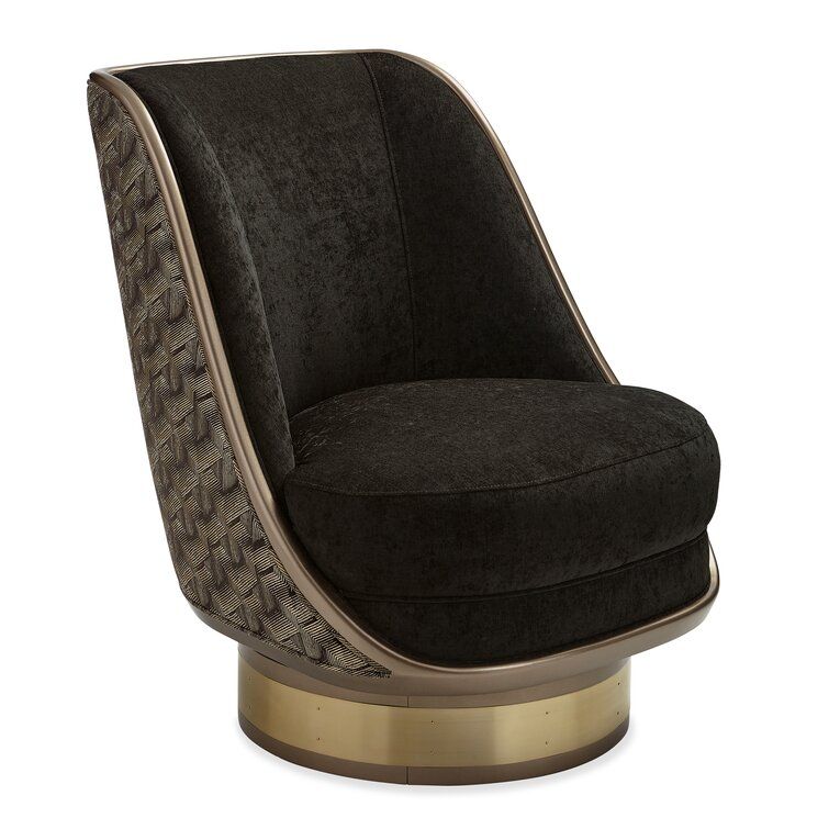 Wide Polyester Swivel Slipper Chair thumbnail 2