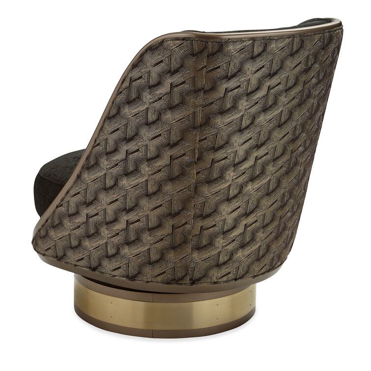 Wide Polyester Swivel Slipper Chair thumbnail 4