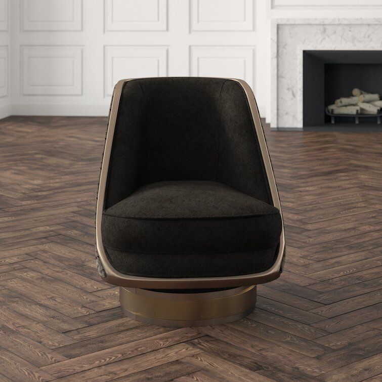 Wide Polyester Swivel Slipper Chair thumbnail 8
