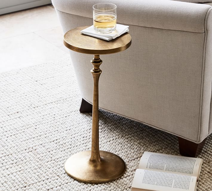 Round Metal Drink Table (9.5") thumbnail 2