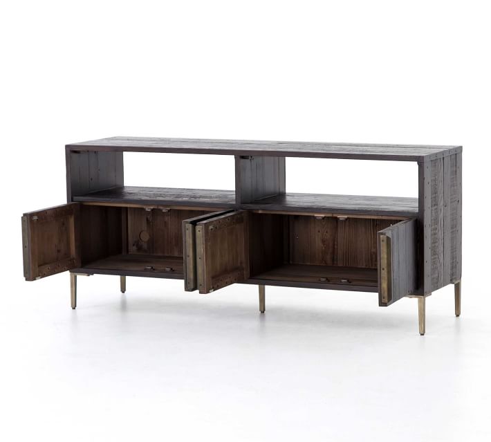 Braden Reclaimed Wood Media Console thumbnail 5