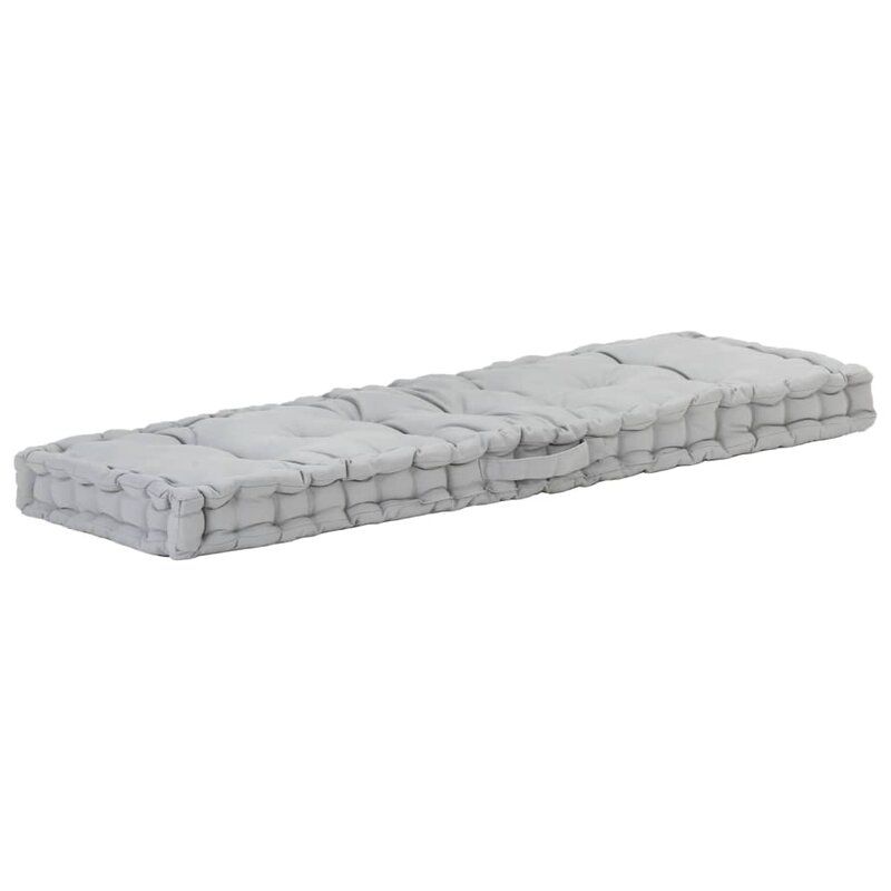 Floor Cushion Cotton Anthracite thumbnail 4