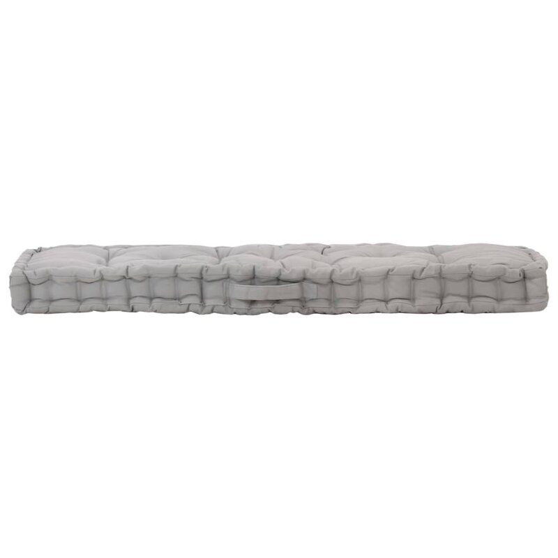 Floor Cushion Cotton Anthracite thumbnail 5
