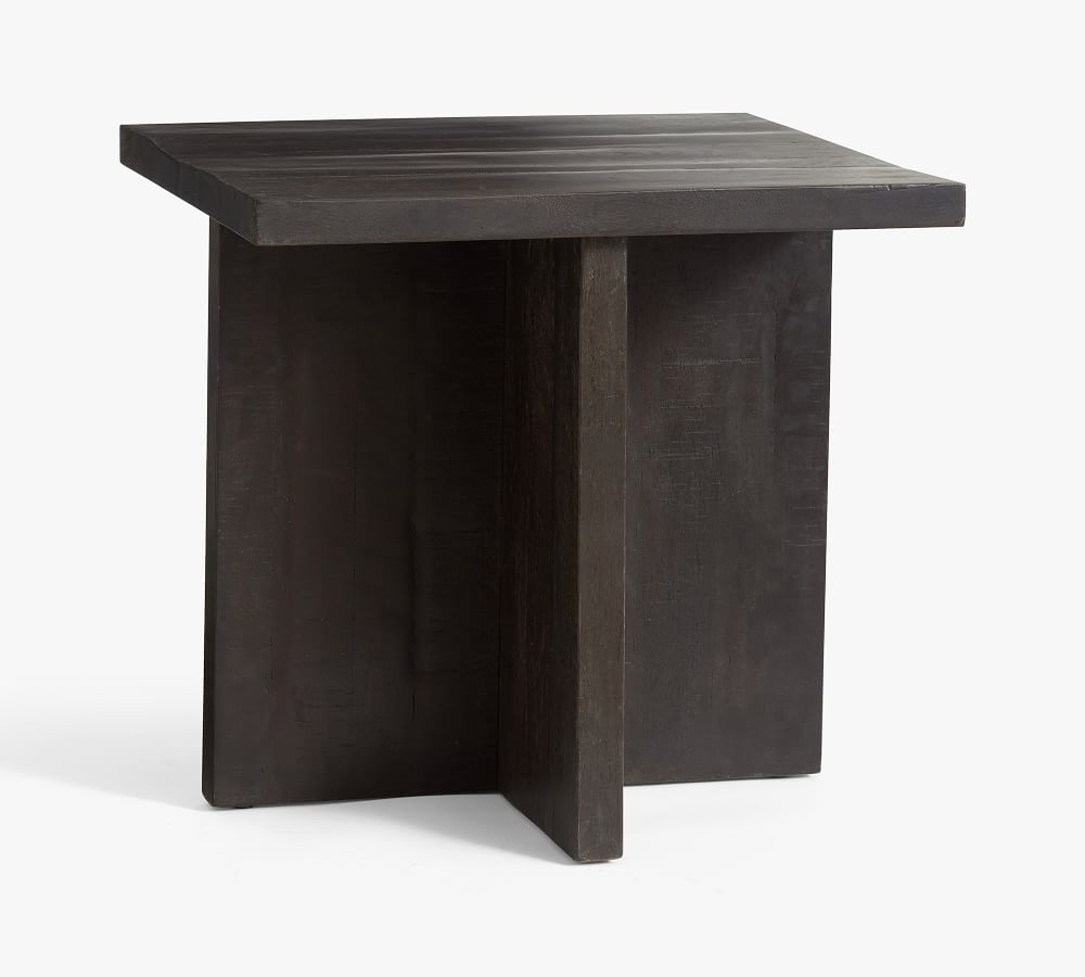 Rocklin Reclaimed Wood Side Table thumbnail 3