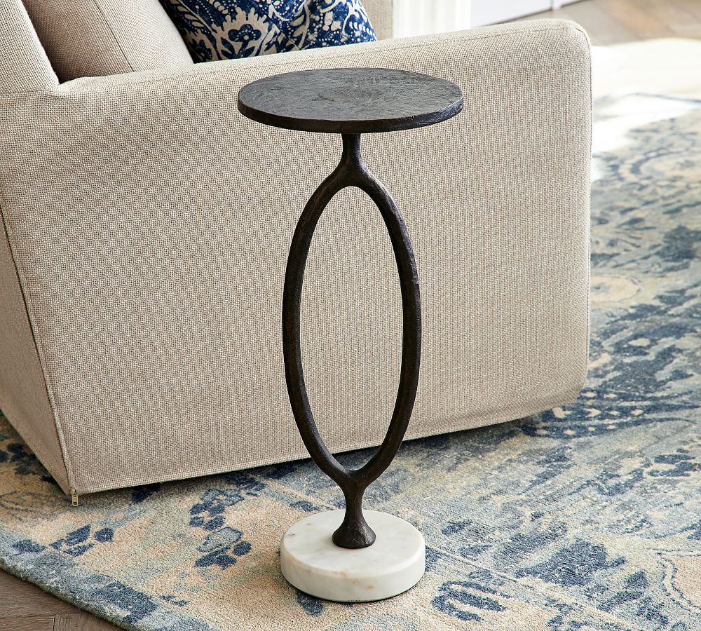 Bodhi Round Metal Accent Table thumbnail 2