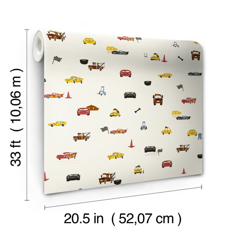 Disney and Pixar Cars Racing Spot W Wallpaper Roll thumbnail 2