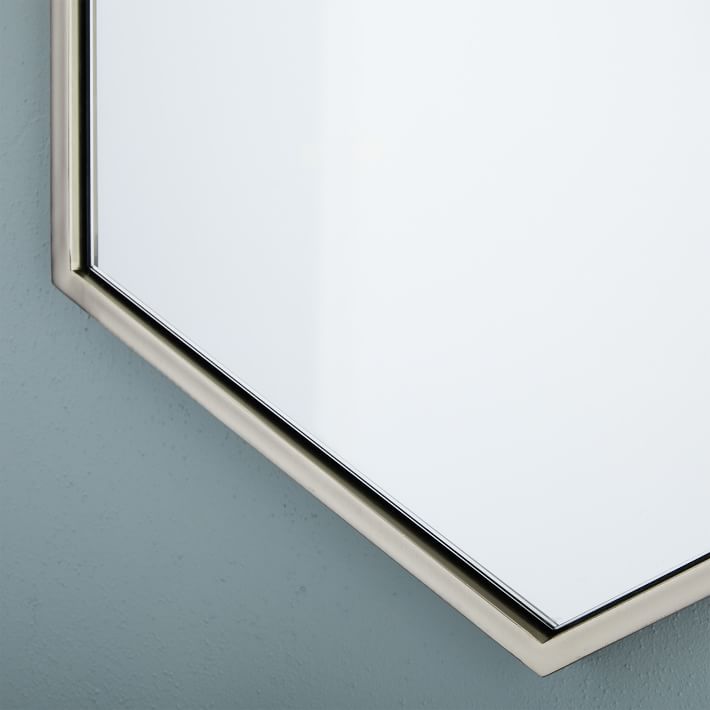 Metal Frame Hexagon Mirror thumbnail 2