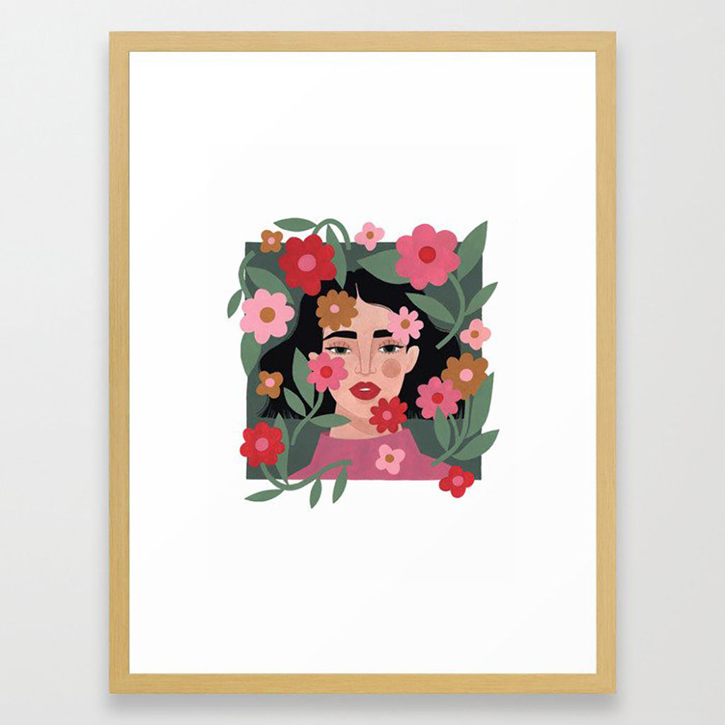 Florzinhas Framed Art Print thumbnail 2