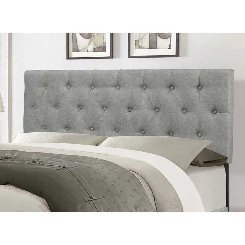 Drusilla Tufted Upholstered Low Profile Standard Bed thumbnail 5