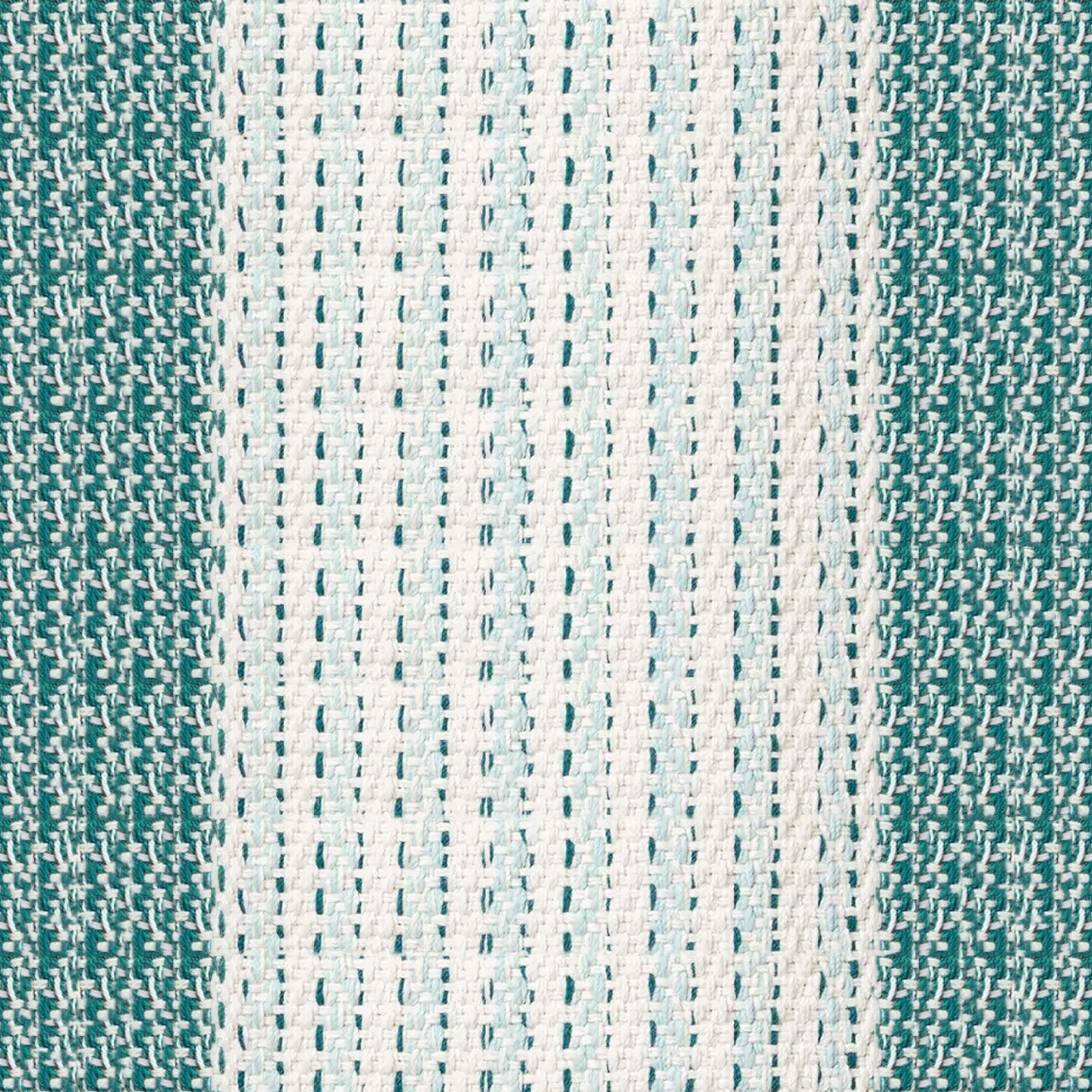 Textured Woven Stripes Throw Pillow Teal With Insert thumbnail 4