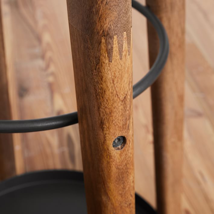 Anton Solid Wood Coat Rack thumbnail 3