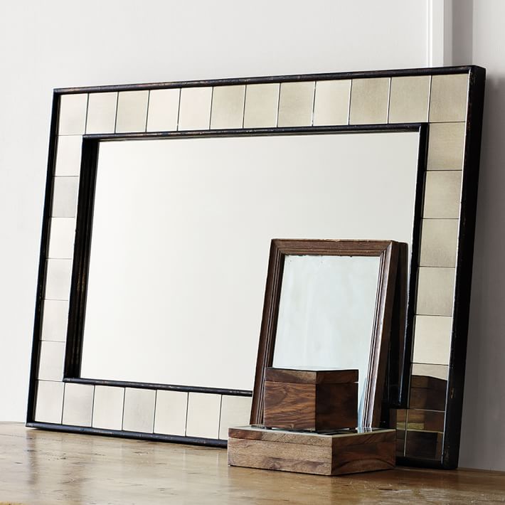 Antique Tiled Wall Mirror thumbnail 2