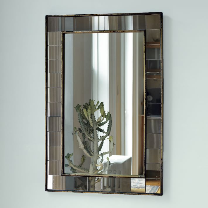 Antique Tiled Wall Mirror thumbnail 4