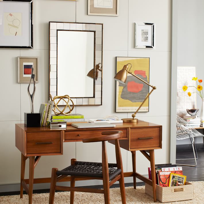 Antique Tiled Wall Mirror thumbnail 5