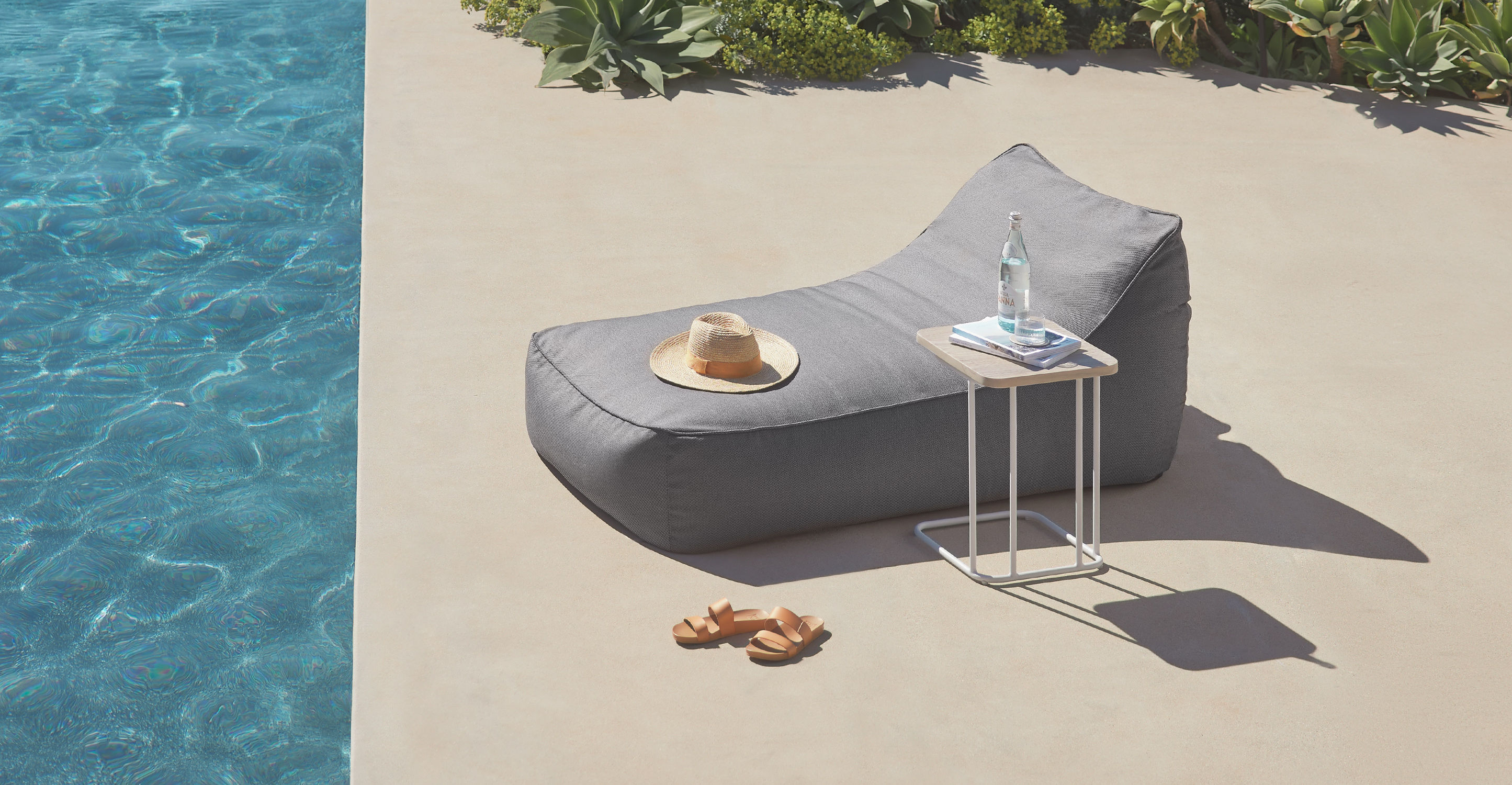Jola Driftwood Gray Side Table thumbnail 2