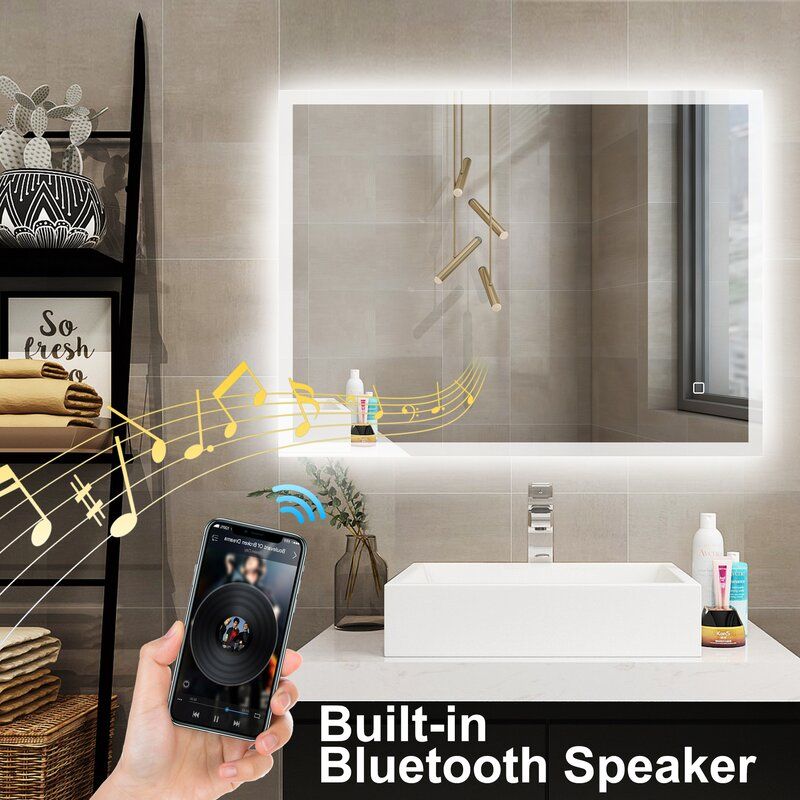 Smart Frameless Led Illuminated Bathroom Mirror thumbnail 2
