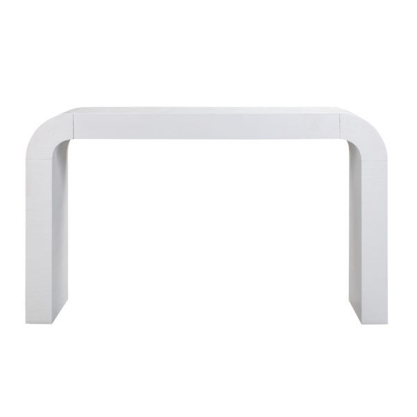 Bump White Console Table thumbnail 3