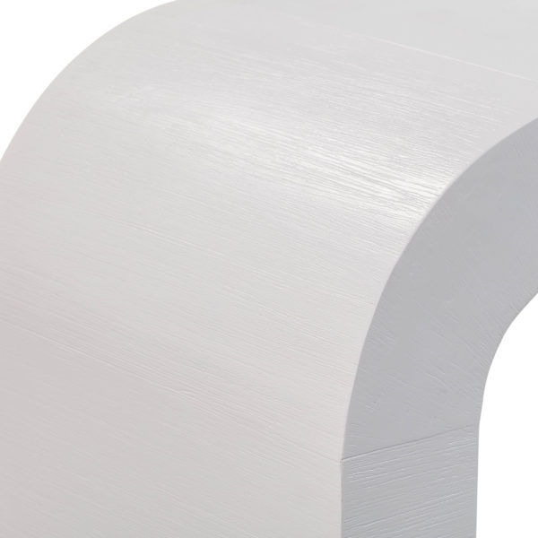 Bump White Console Table thumbnail 5
