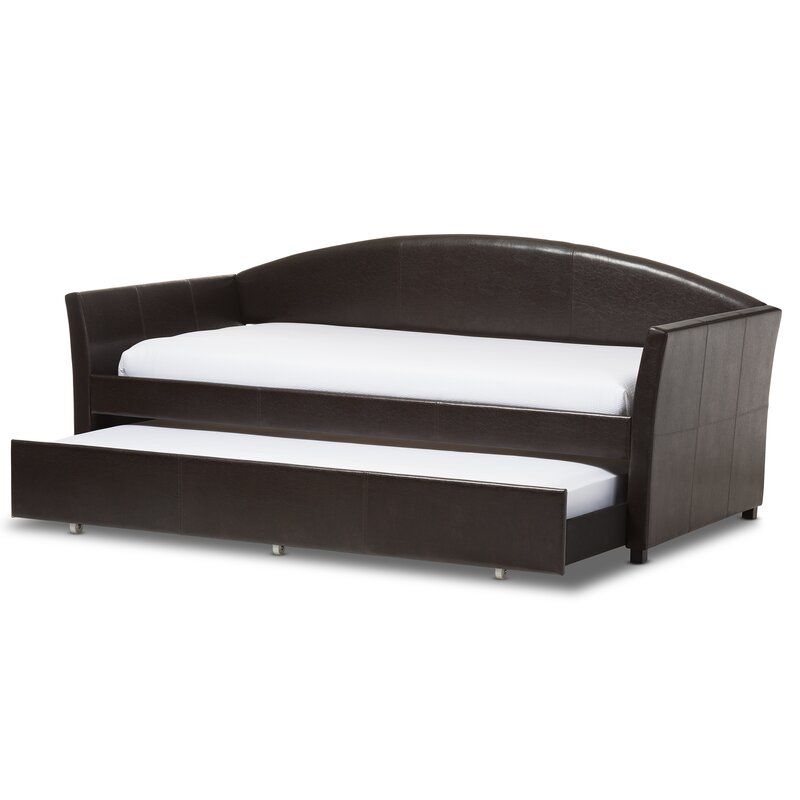 Calliope Twin Solid Wood Daybed with Trundle thumbnail 2