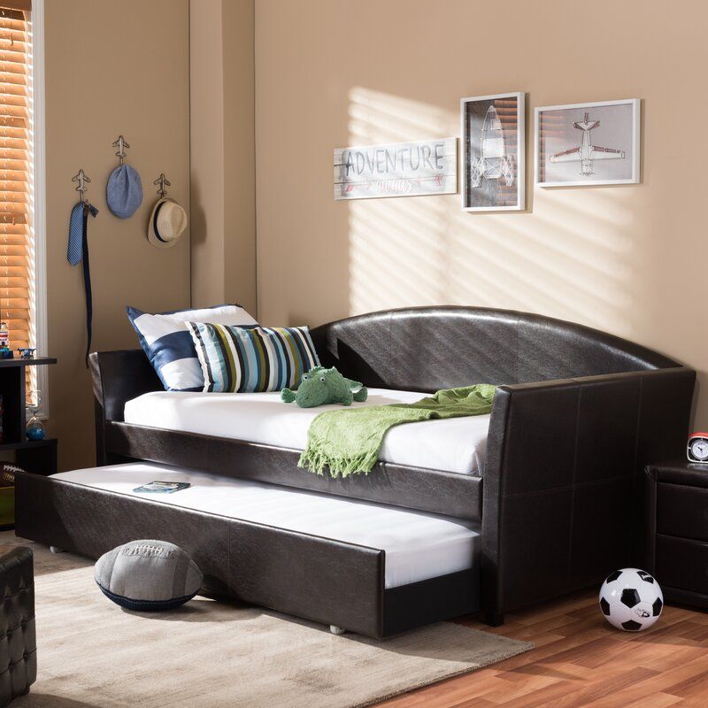 Calliope Twin Solid Wood Daybed with Trundle thumbnail 3
