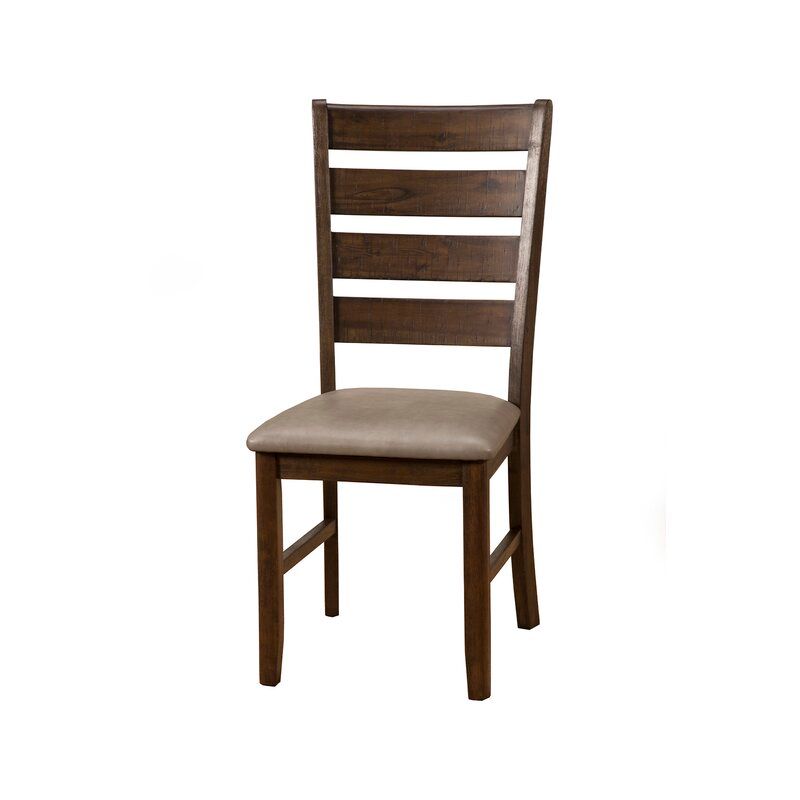 Channel Island Ladder Back Side Chair in Walnut set of 2 thumbnail 2