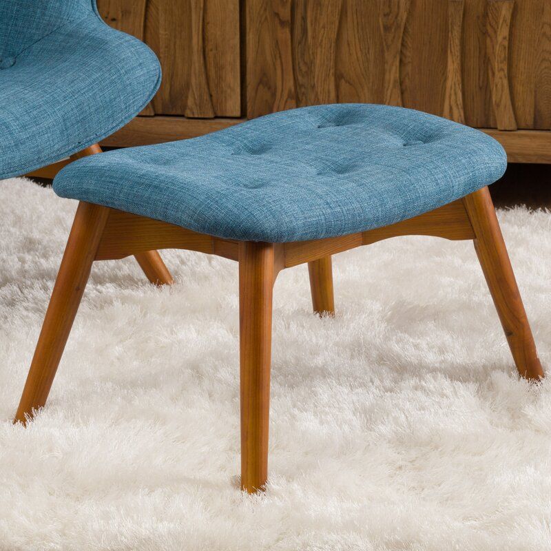 Basel Wide Tufted Ottoman thumbnail 2