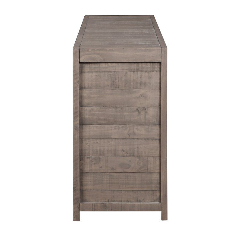 Adrian Three Drawer Pine Solid Wood Sideboard thumbnail 4