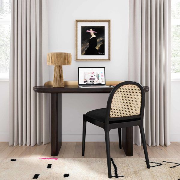 Village Rafia Natural Table Lamp thumbnail 3