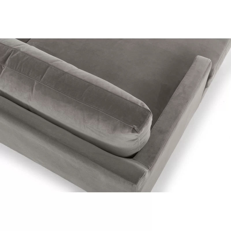 Jasper 119 Velvet Stationary Sofa and Chaise Sectional thumbnail 5