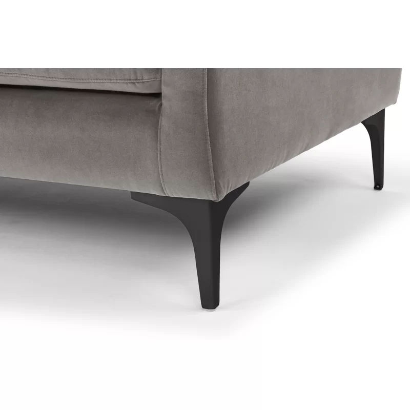 Jasper 119 Velvet Stationary Sofa and Chaise Sectional thumbnail 6