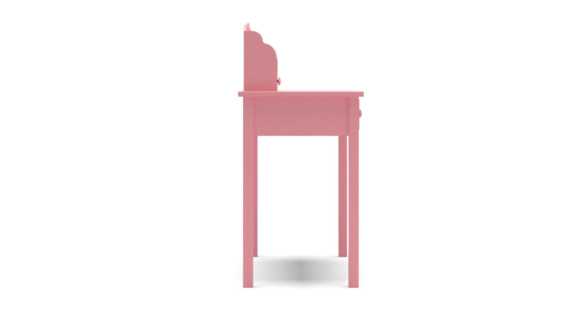 Writing Desk With 5 Drawers And Hutch Shelf thumbnail 3