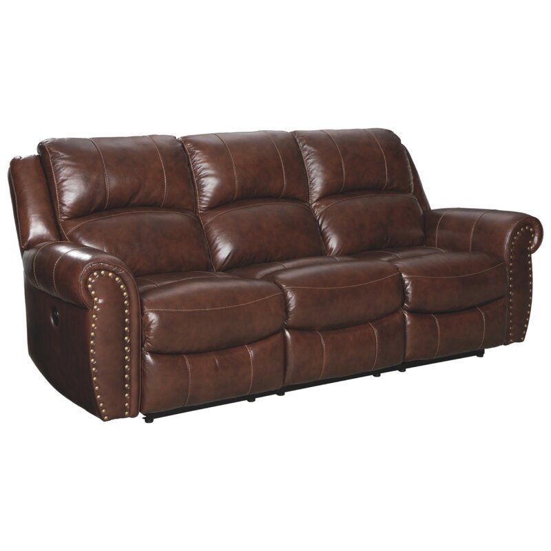 Dunford 89  Round Arm Reclining Sofa thumbnail 3