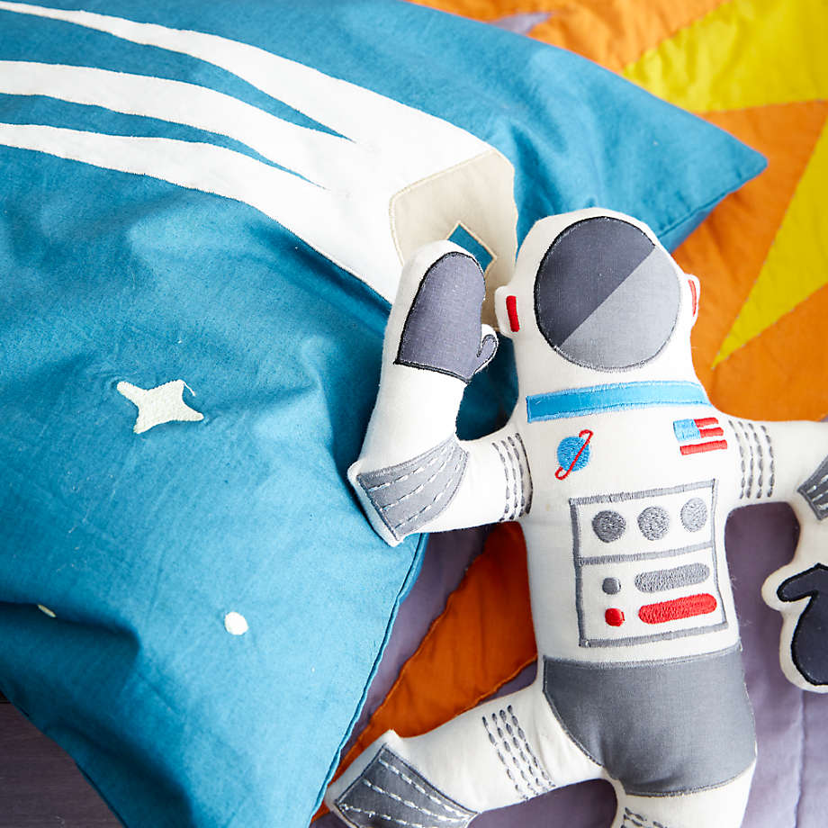 Cosmos Astronaut Throw Pillow thumbnail 2
