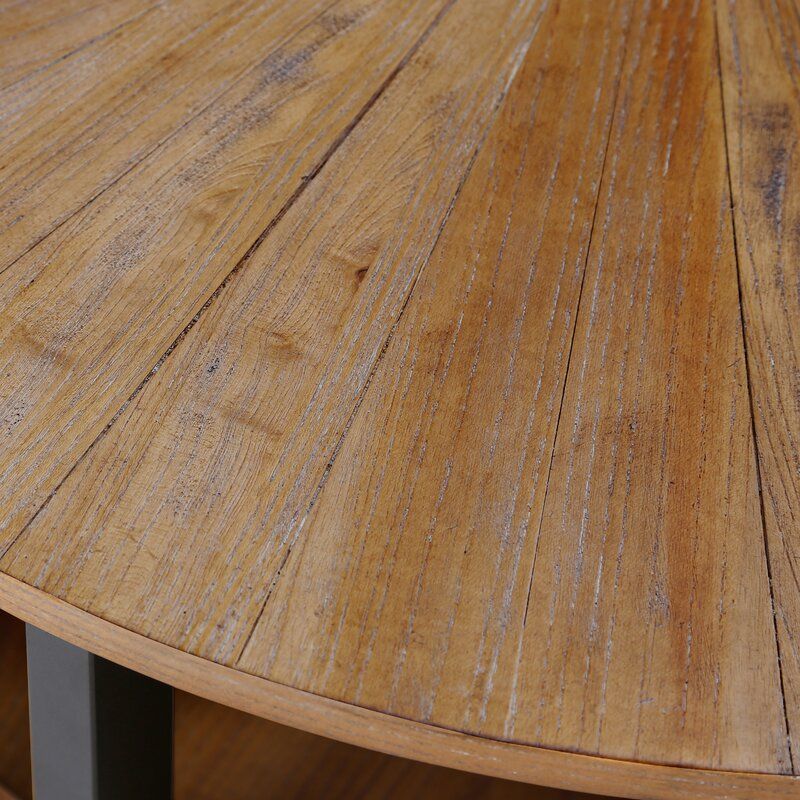 17 Stories Round Coffee Table With Storage thumbnail 7