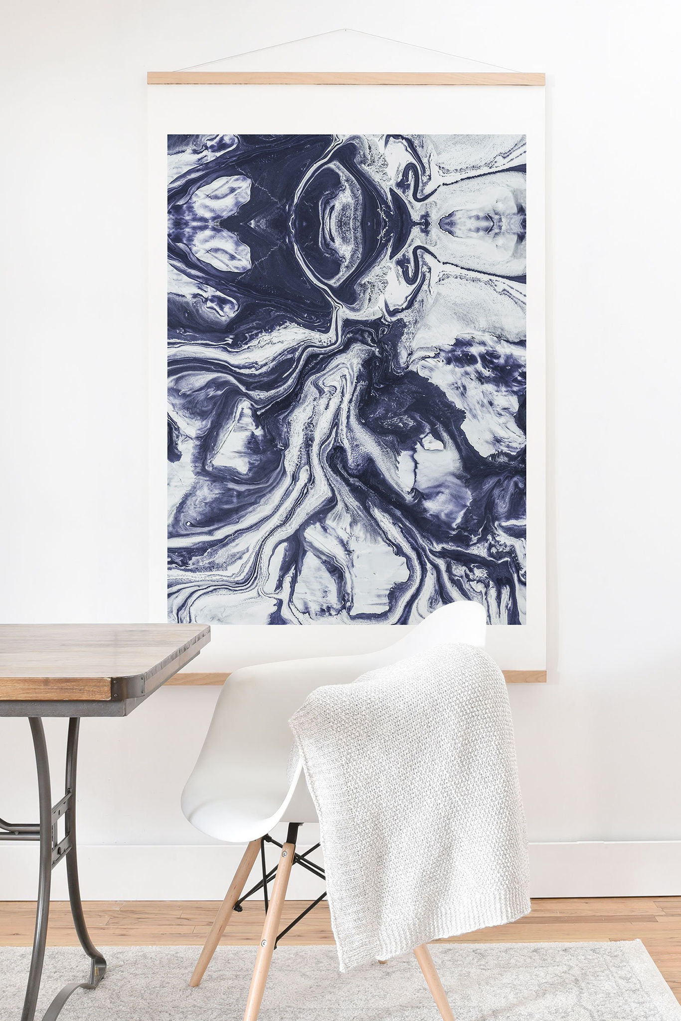 MARBLE INDIGO Wall Hanging thumbnail 2