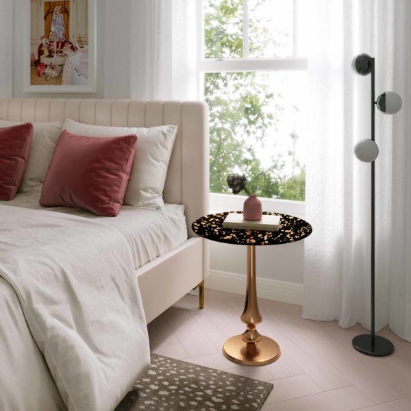 Gilded Goathide Side Table thumbnail 2