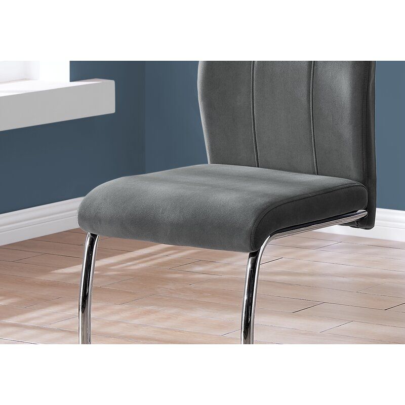 Iowa Park Velvet Parsons Chair Set of 2 thumbnail 3