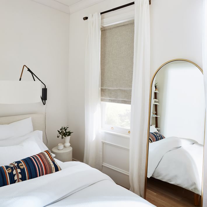Sheer European Flax Linen Curtain - White thumbnail 4