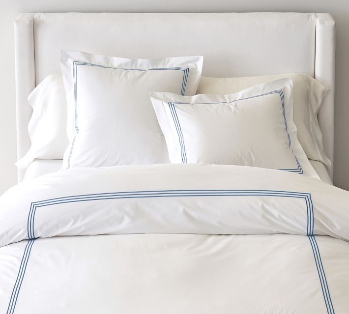 Grand Organic Percale Duvet Cover thumbnail 2