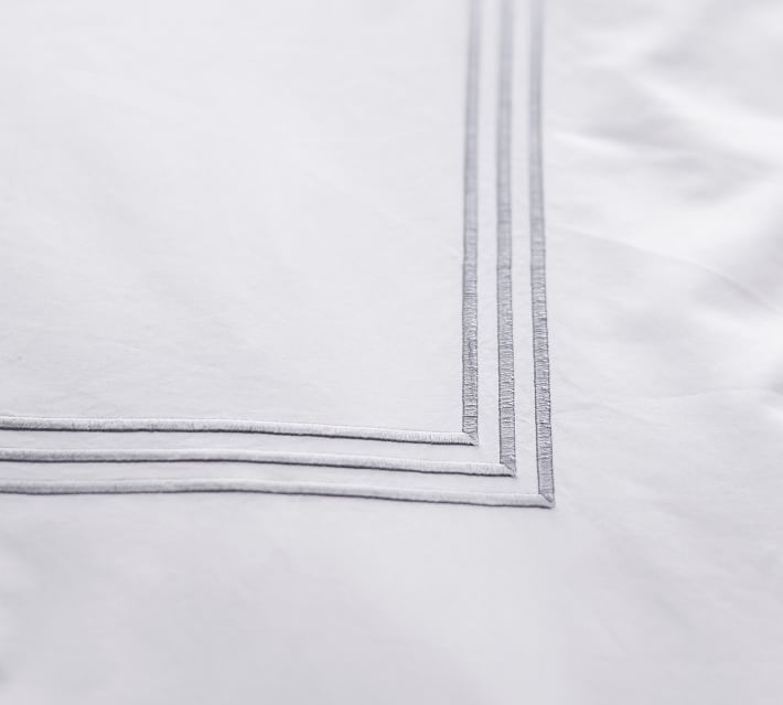 Grand Organic Percale Duvet Cover thumbnail 3
